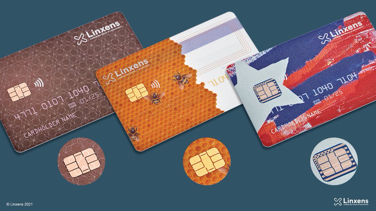 🐝 🐍  #Linxens can create texture effects on the connector of your #card to create a unique artwork! 
Snakeskin, Honeycomb, National Emblems and more! 
Which one do you prefer? 

#LinxensInside #MoreThanACard #Payment #Loyalty