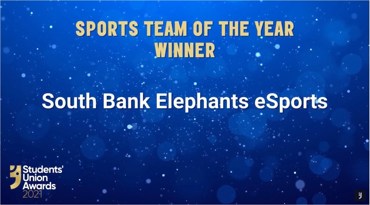 LSBUEsports's tweet photo. What a way to end an amazing season! 3 years ago, we were only a small project in a larger club. We've since gone from strength to strength, to now being recognised with the sports team of the year award!

Thanks to all who have supported us, we hope to continue being an example! https://t.co/eiBt1YFQRH