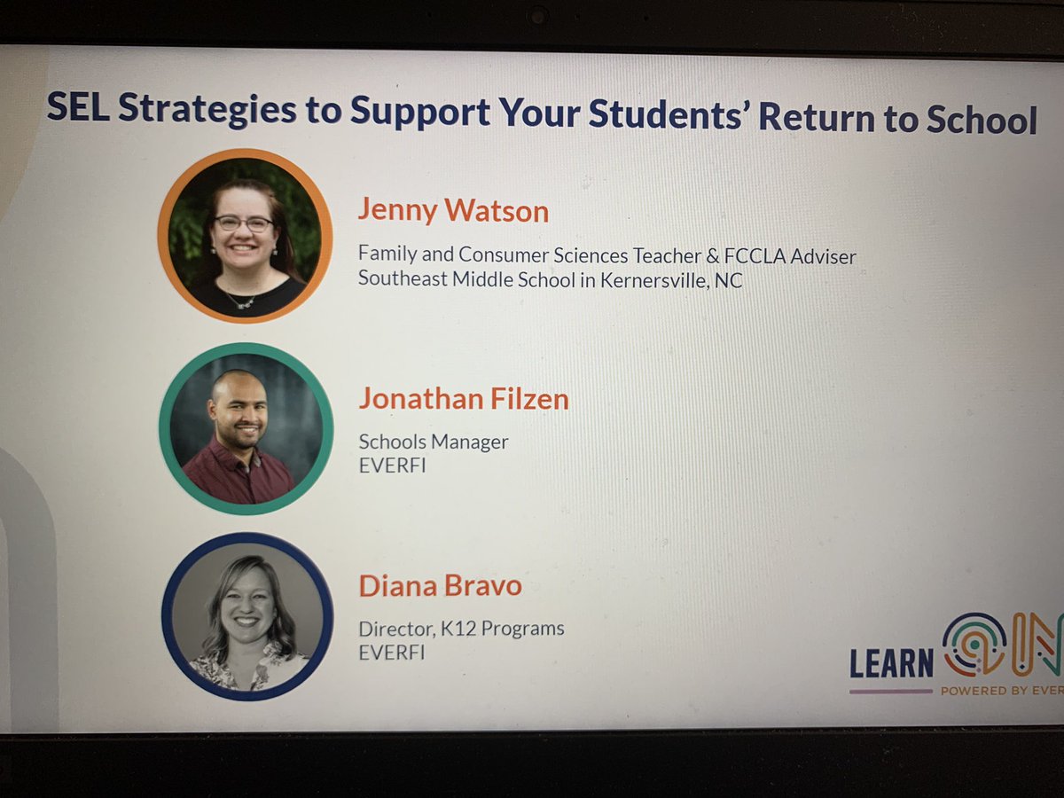 SEMSFACSTeach's tweet image. I’m getting my #LearnOn with @EVERFIK12’s #LearnOn2021 Conference!  Are you?  #EverfiEmpowers #SEL @CTEforNC @NCFCCLA @WSFCSCTE @wsfcs