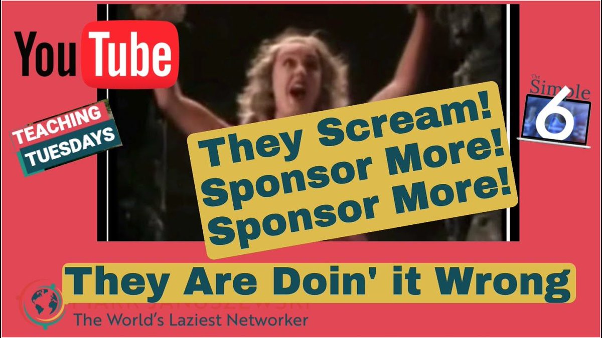 lazynetworker's tweet photo. In networking? Without a system? The #Simple6 put us in our dream... no funnel, no optin, no upsell.. Yeah, it's me, the anti-guru π€ͺ The beauty on #NWMarketing is it doesn't cost a dime. https://t.co/ynySzr5RgB Part 3... parts 1 and 2 are already there https://t.co/G70b3i8wFd