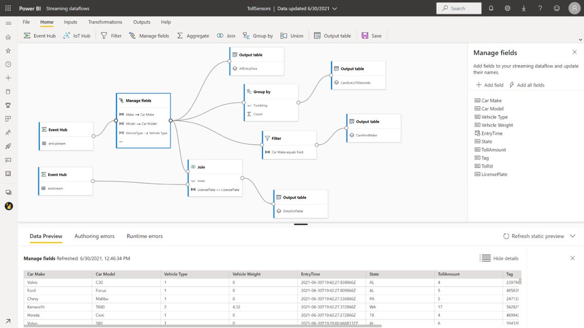 maikelson's tweet image. The @MSPowerBI July 2021 feature update post is live and it includes #streamingdataflows because why not 😃👍 powerbi.microsoft.com/en-us/blog/pow…