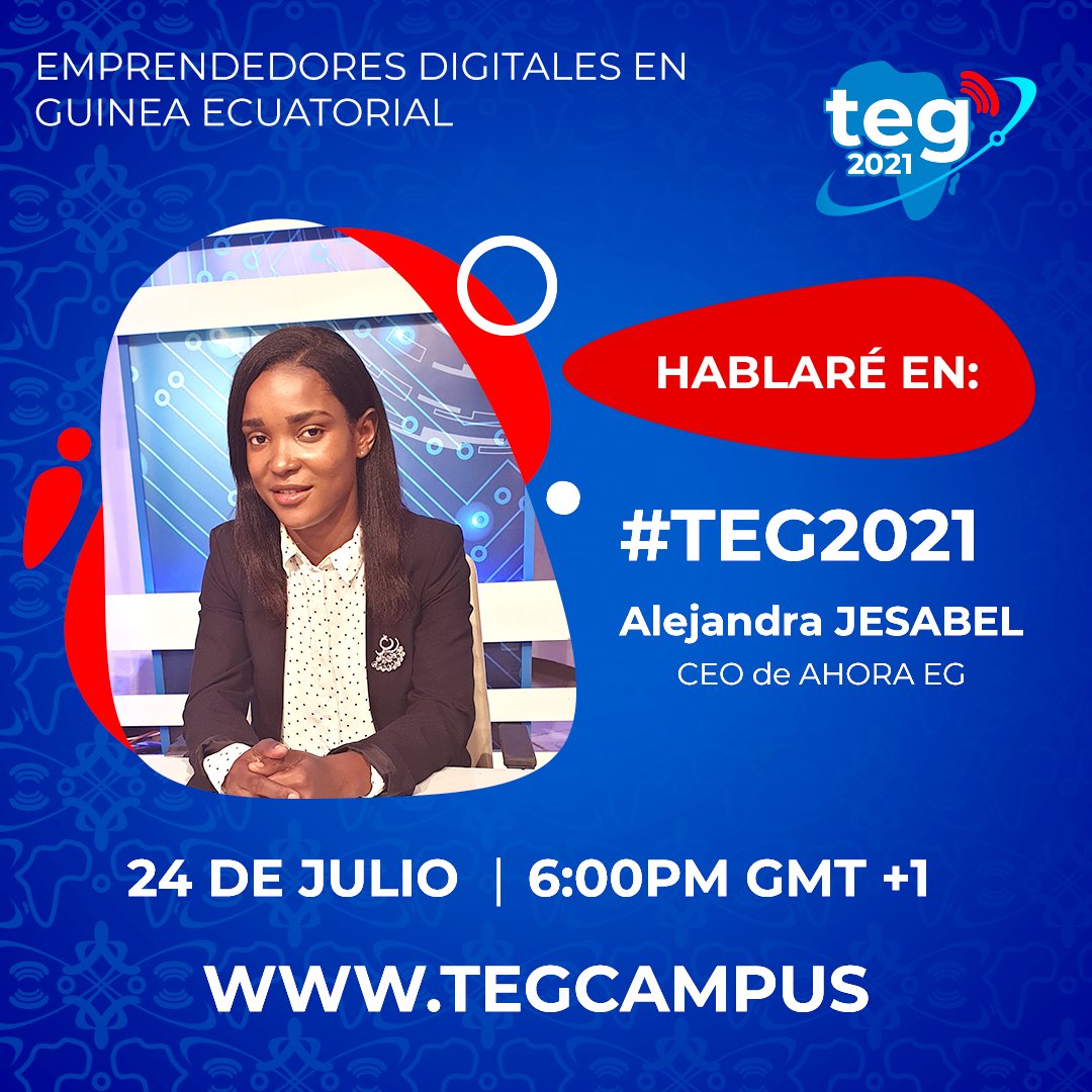 A día de hoy, la digitalización empresarial es un elemento imprescindible para aumentar el éxito y conseguir nuestros objetivos.

No te pierdas el panel sobre: EMPRENDEDORES DIGITALES EN G.E. de <a href="/TEGCampus1/">TEG Campus 🇬🇶</a> el 24 de #julio
Seré panelista <a href="/AhoraEg/">AHORAEG</a> <a href="/GanetLopato/">Teodoro Ganet Lopato</a>