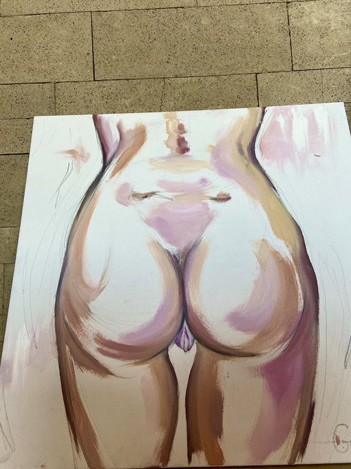 First but not the last 🍑 painting from Bali🌸 Having fun creating this canvas😛 And there is more to come<a href="/tag/netflix"class="tags"><span>#netflix</span></a>