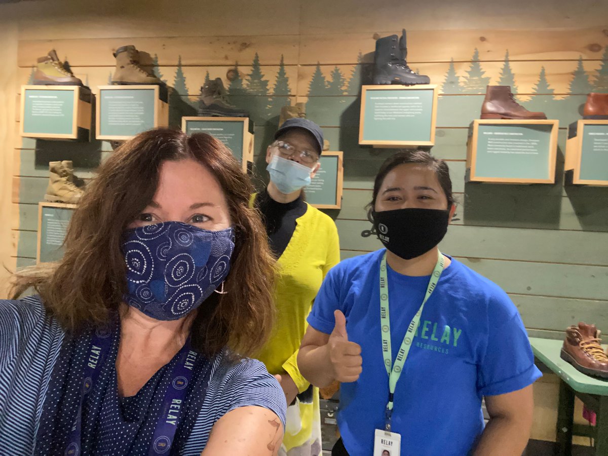 Three of our employees visited <a href="/Danner/">Danner</a> to learn how to sharpen the #diecutters our Supply Chain Solutions team uses to cut out boot inserts – which is awesome – because expanding our skill sets doesn’t just save time (ours and our customers), it supports #teamwork #GoTeam #SCS