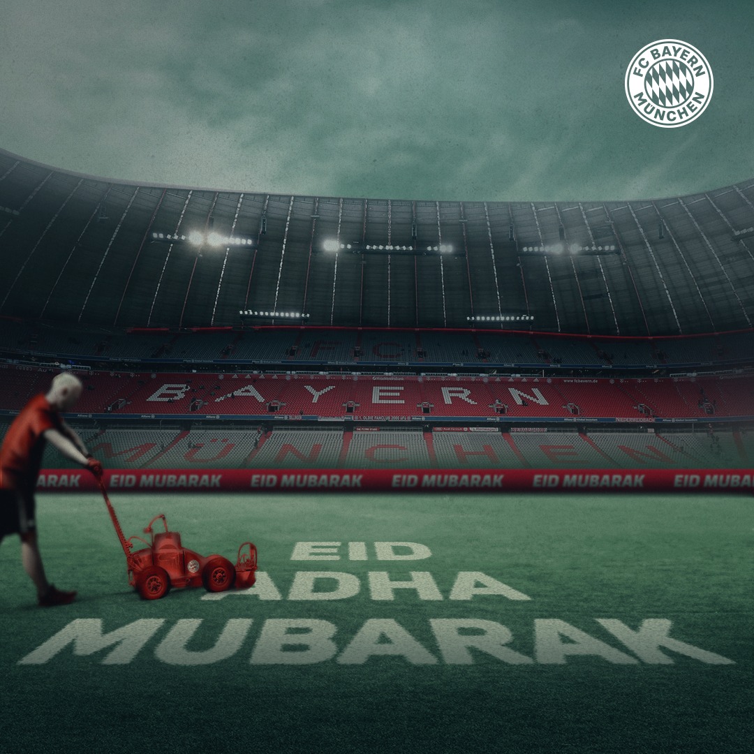 #EidMubarak to all #FCBayern fans around the world! 🌍