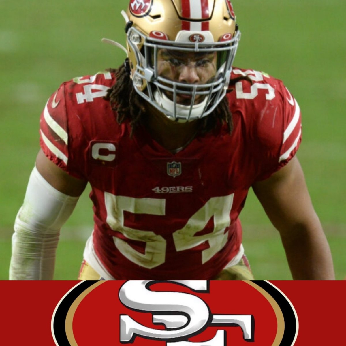 FloodstersZ's tweet photo. 49ers resign All-Pro LB, Fred Warner to a 5 year $95M deal with $40.5M garenteed. https://t.co/c73inEJn5K