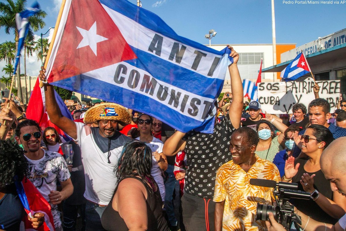 Today Cuba 🇨🇺:

 - 600 people arrested and / or disappeared, most of them young.
 - 50 journalists arrested
 - Total internet cuts

 To all this, the UN Human Rights Council took out:

 - 0 resolutions
 - 0 emergency sessions
 - 0 investigation commissions. <a href="/AmyKremer/">Amy Kremer</a> <a href="/jjauthor/">Janie Johnson - America is Exceptional</a>