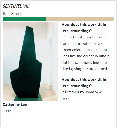 ImmaViewpoints's tweet image. Visitors share their views of IMMA&apos;s outdoor sculptures: spice.kmi.open.ac.uk/demos/imma-vie…

#IMMAOutdoors #IMMAViewpoints