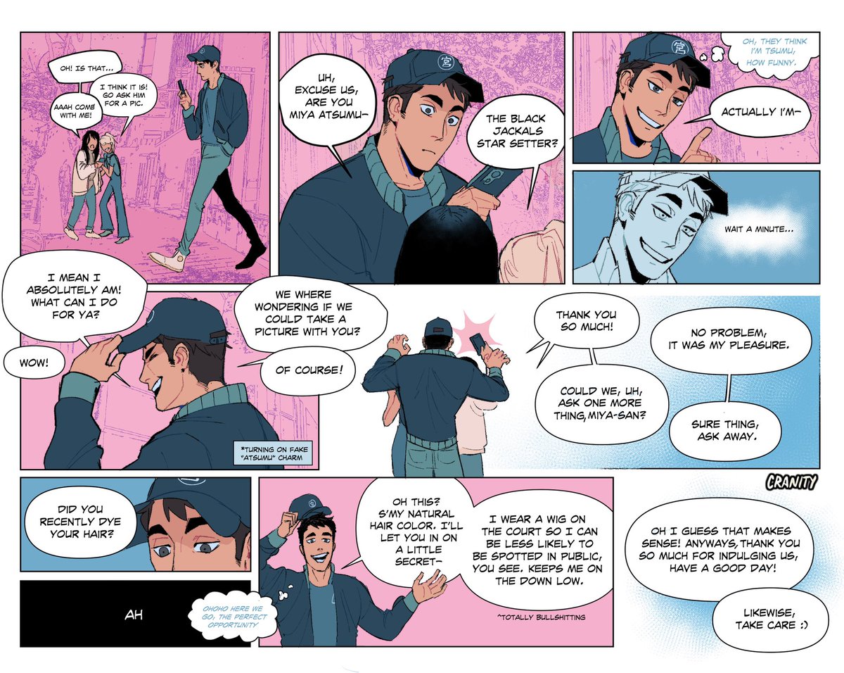 The first time Osamu was mistaken for Atsumu after he joined the MSBY team 