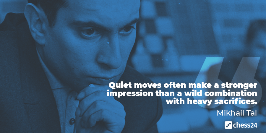 chess24.com on X: Undoubtedly one of the most popular chess players ever, Mikhail  Tal had some creative quotes like this one. What did Tal mean by taking  your opponent to a deep