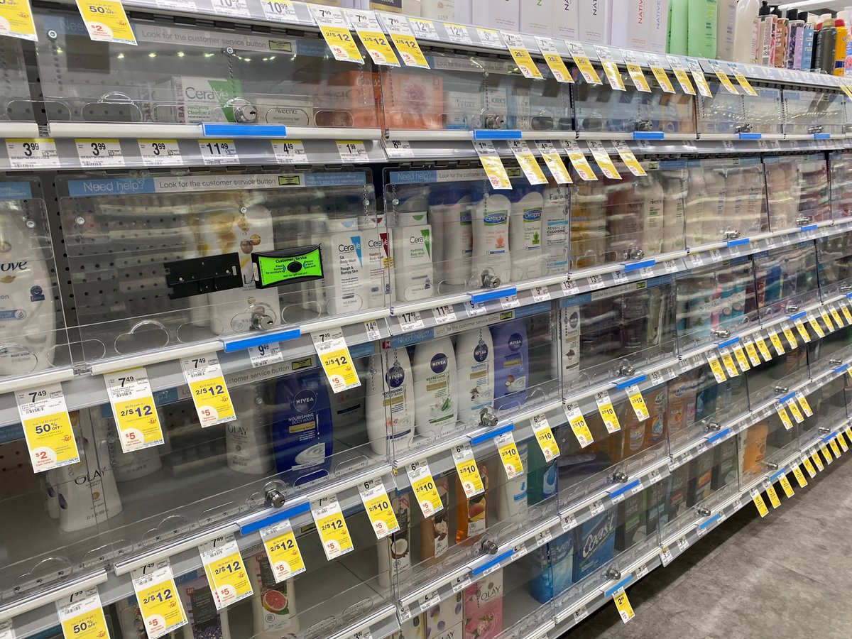 What is this world that we live in where people lock up soap?