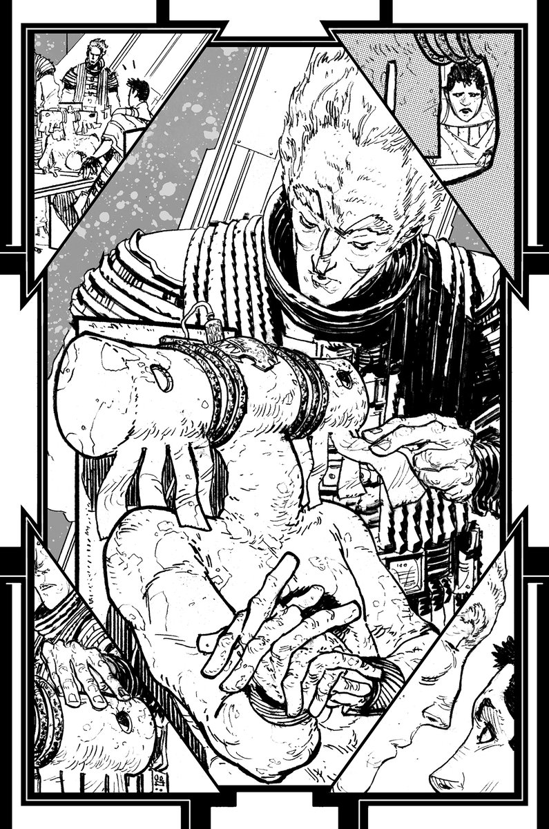 Some black &amp; whites from today's issue of Wasted Space 