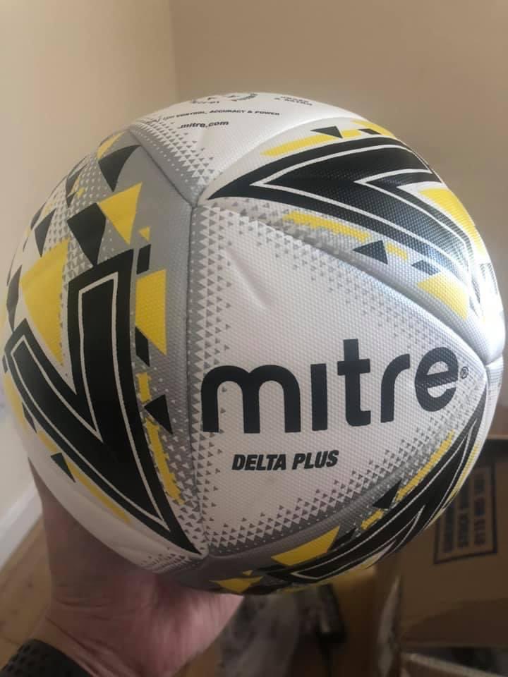 3 new match balls courtesy of sponsor CTR Property Ltd, ready for the new season ahead.  Huge thanks to our sponsors for their help and generosity #WATV
