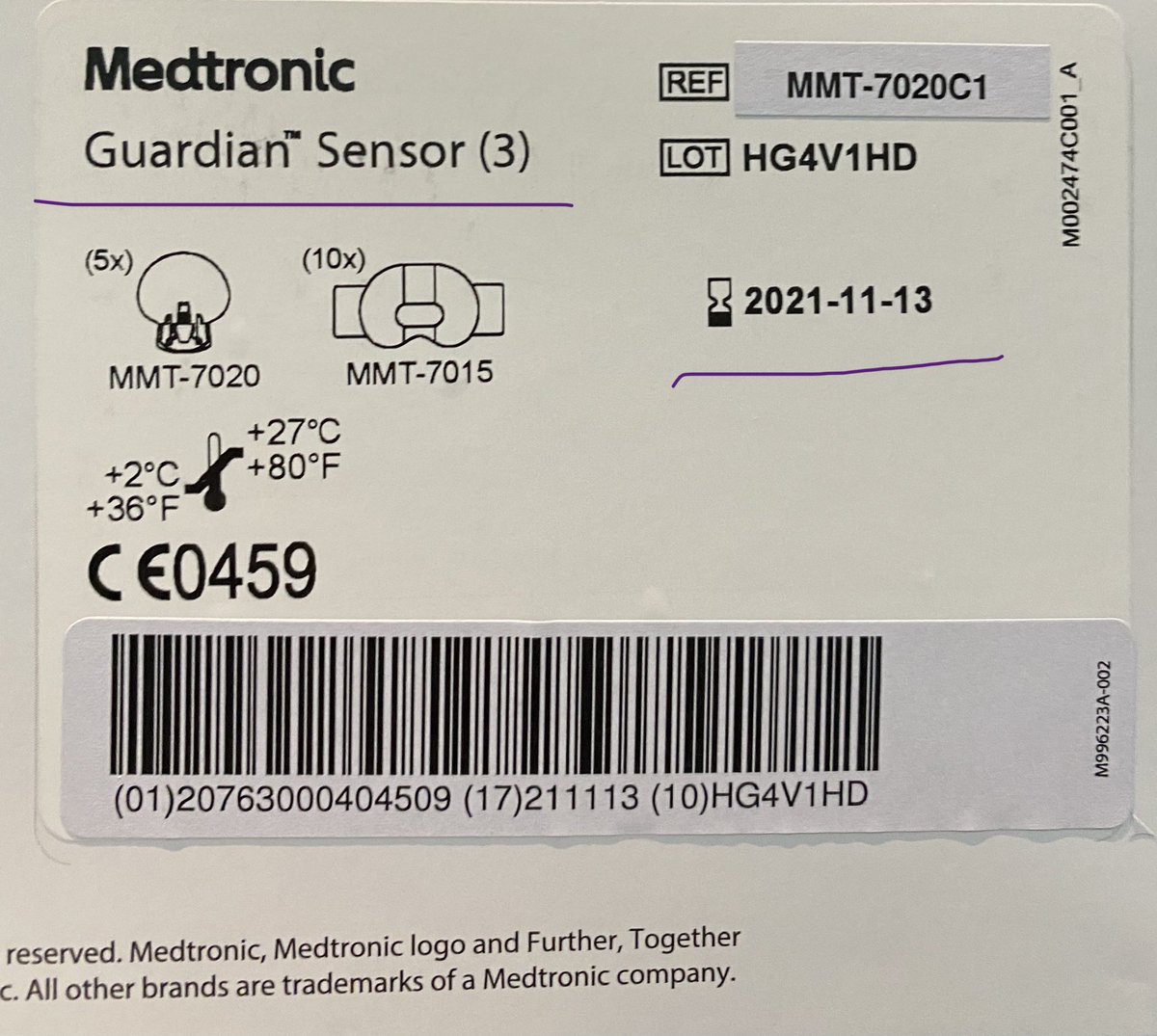 fatherofsweeter's tweet photo. متوفر ٣ كرتون حساسات جاردن لمضخة Medtronic …. على من يحتاجها التواصل معي على الخاص https://t.co/2qPZf62Xcb
