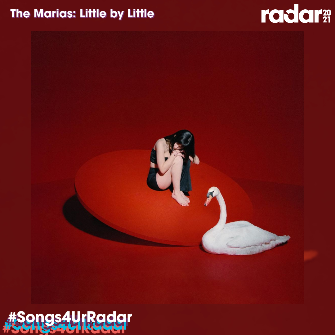 RadarTelemundo's tweet photo. Whazzup 😜 We have a really good selection this friday for #Songs4UrRadar 🎵
@themarias with #LittlebyLittle 
#tomasss with #8pm 
#ilmato ft. @heartgazeclem with #rompecabezas 
#nyquest ft. @itsrefugee with #MeTienesMal  

Drop some cool suggestions below 💕 https://t.co/X859MtVfpM