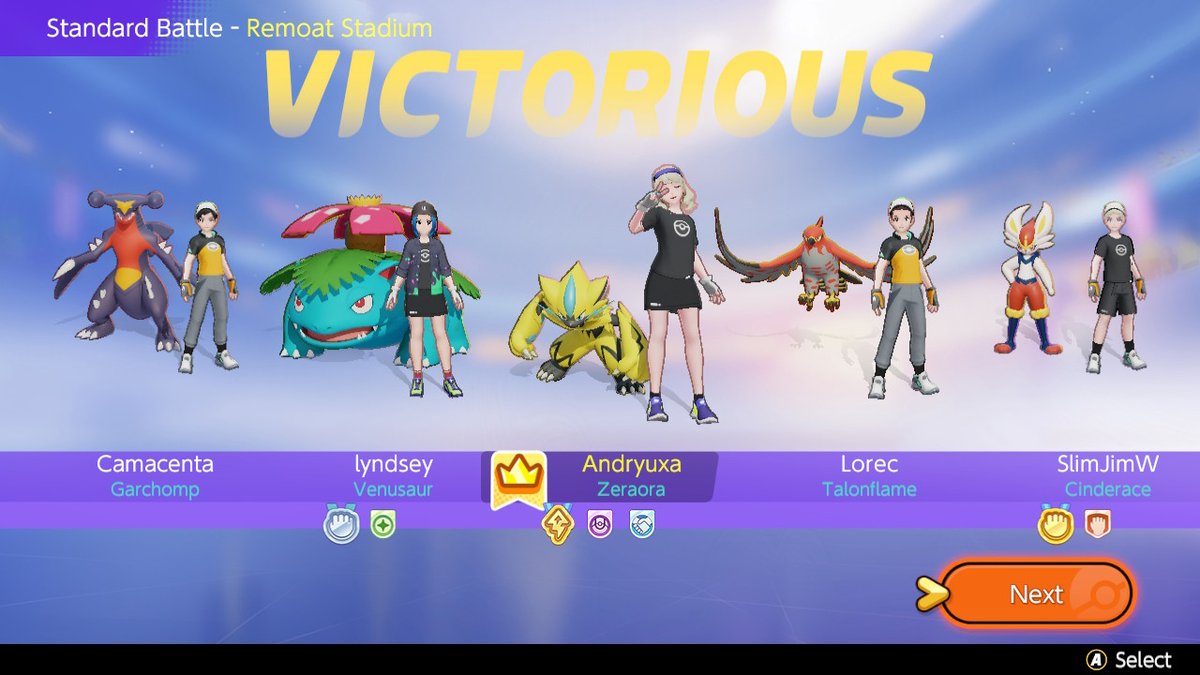 vBaMnup's tweet photo. Первое место за мной #PokemonUNITE #NintendoSwitch https://t.co/PGloX8ELrD