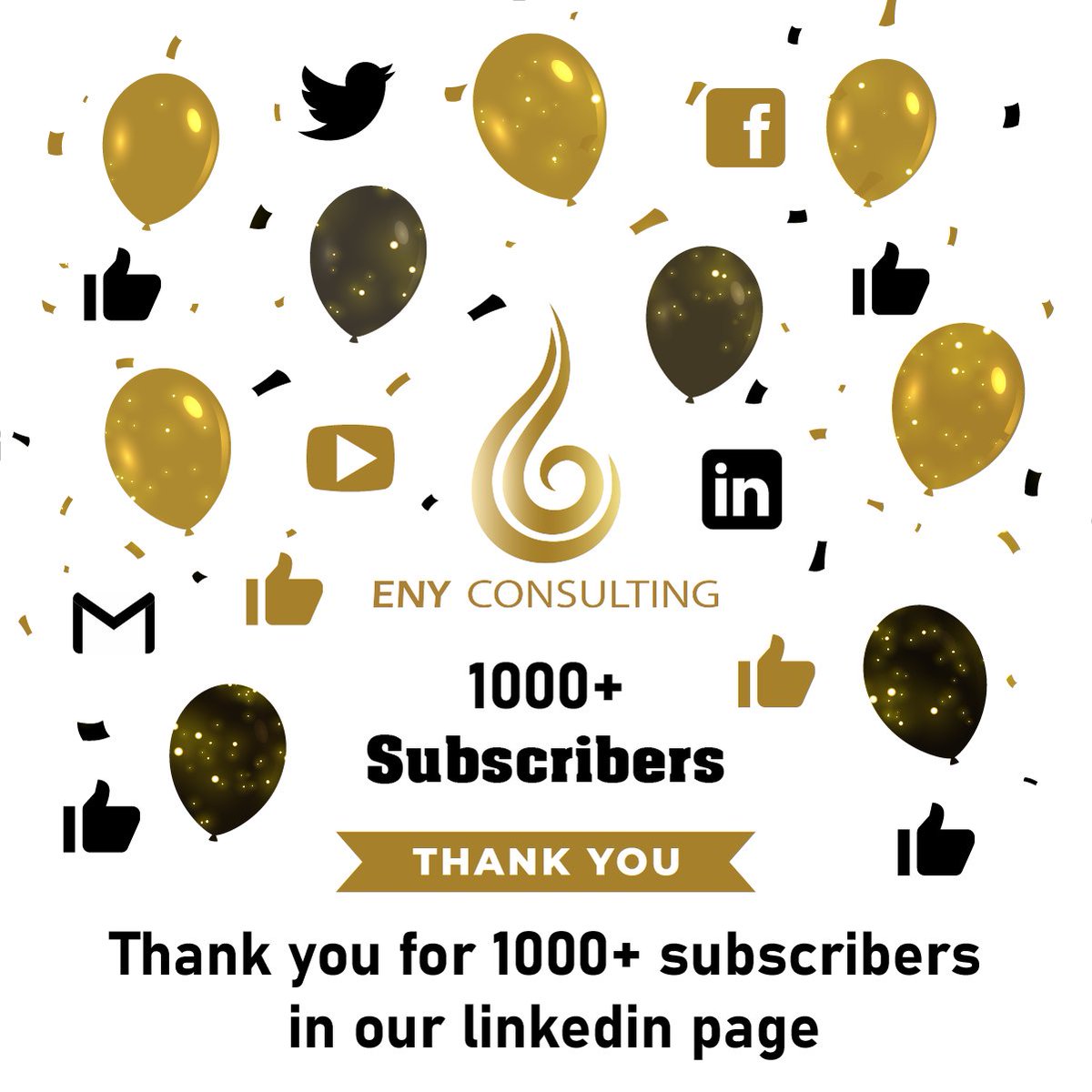 Thank you for 1000 subscribers in our LinkedIn page

Facebook :facebook.com/enyconsulting
Linkedin : linkedin.com/company/eny-fz…
Youtube : youtube.com/channel/UCiuRb…

#thankyou
#supplychainsolutions
#supplychainpower