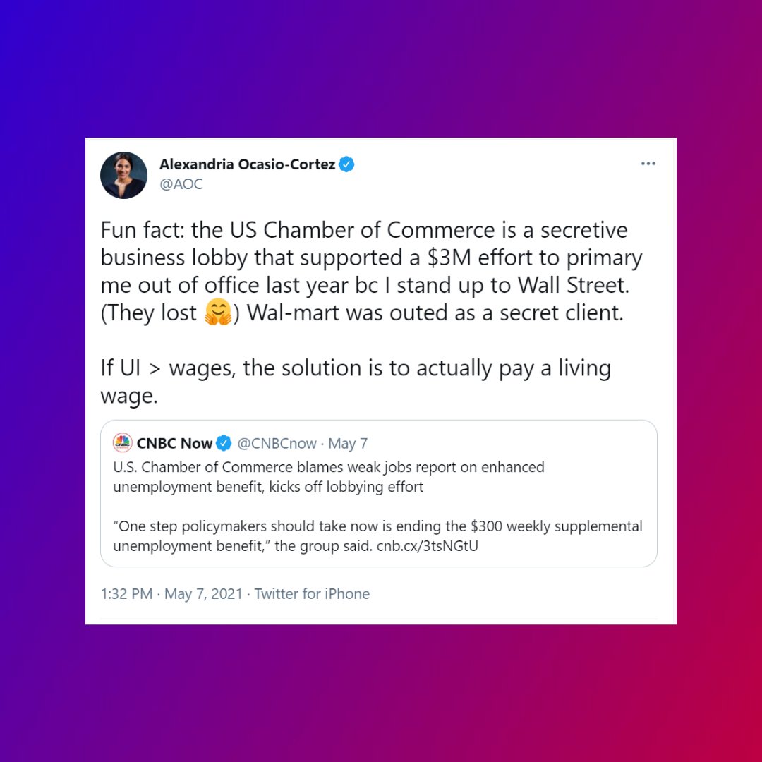 .<a href="/AOC/">Alexandria Ocasio-Cortez</a> has all the #facts. Visit progressiveshopper.com and take a look at our Corporate COVID-19 Index to learn about how corporations behaved during the pandemic and use it to #ShopYourValues