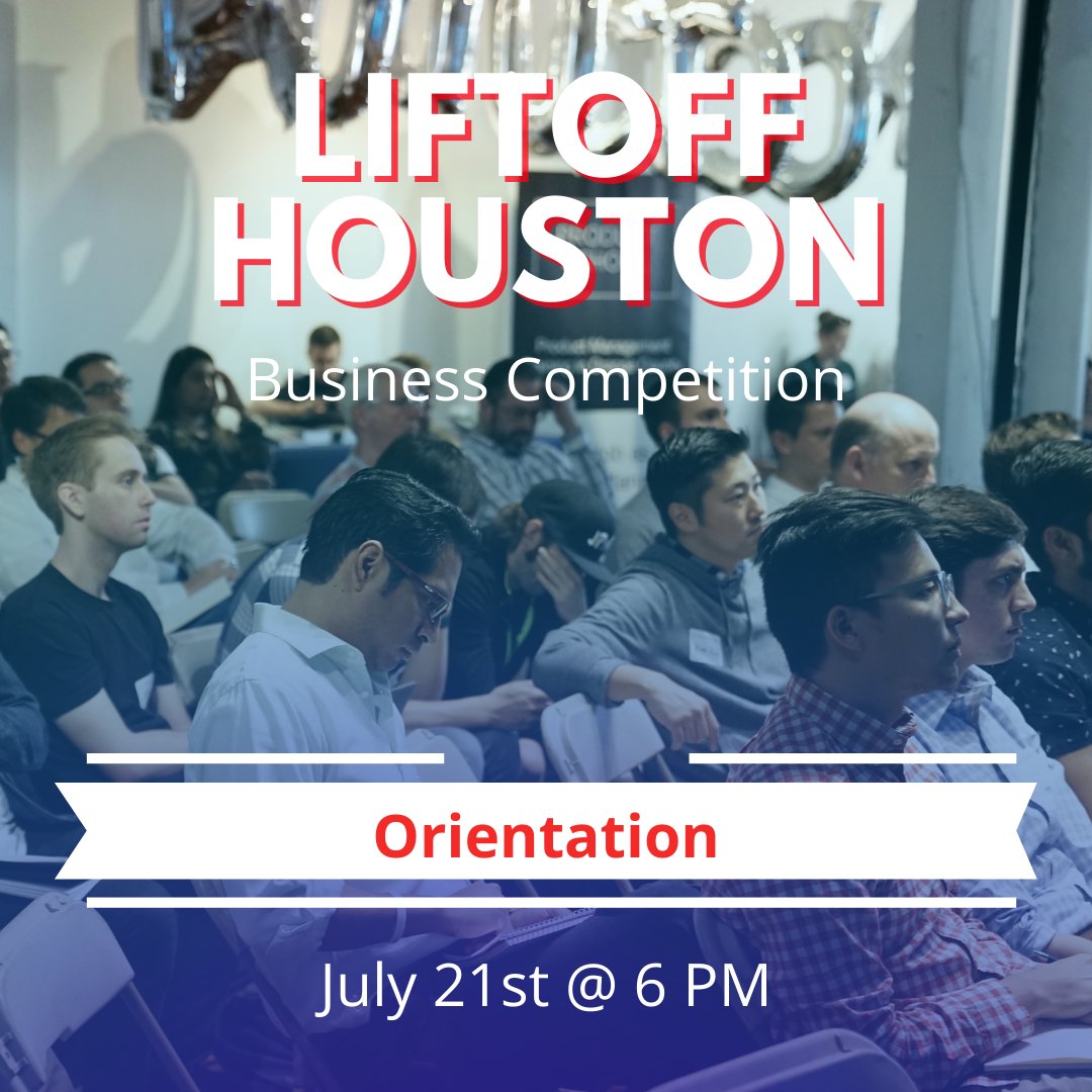 HoustonOBO's tweet image. Orientation starts tonight! Join us at 6:00 PM and invite your entrepreneur friends and family!

tinyurl.com/LOHOrientation

#LiftOffHouston #HoustonOBO #HoustonLibrary #SmallBusiness #Startups #business #competition⁠ #Entrepreneurship #Orientation #EventBrite⁠