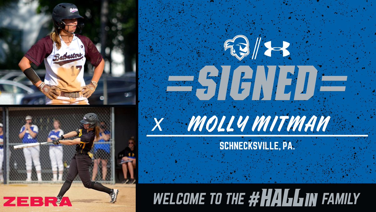 SHUSoftball's tweet photo. Thrilled to welcome out newest Pirate, Molly Mitman!🥎🏴‍☠️

#HALLin🔵⚪️ | Signed 🖊 @ZebraPen https://t.co/ufewpfDTIL