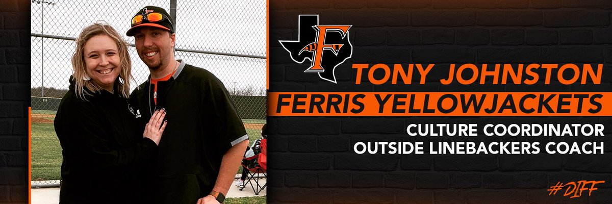 Today’s #CoachingSpotlight is Tony Johnston!

<a href="/JohnstonCoach19/">Tony Johnston</a> is a former youth pastor and college baseball player. This is his 5th year coaching, and he will be our Culture Coordinator, OLB Coach for <a href="/FerrisFB_/">Ferris Football</a>, and assistant coach for <a href="/FerrisBaseball_/">Ferris Baseball</a>

#DoItForFerris #DIFF