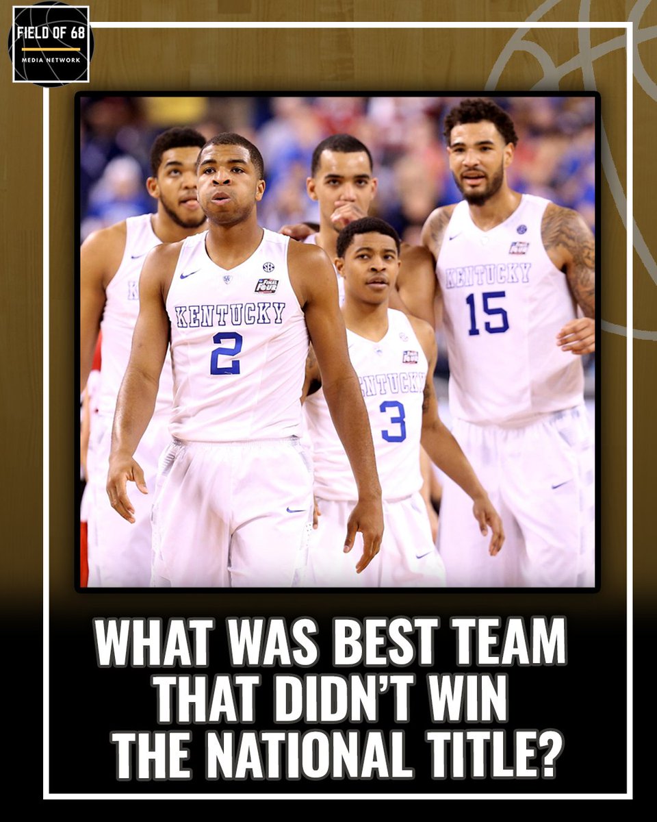 TheFieldOf68's tweet photo. What was the best team that DIDN'T win the NCAA Tournament? https://t.co/wNLip2fCnI