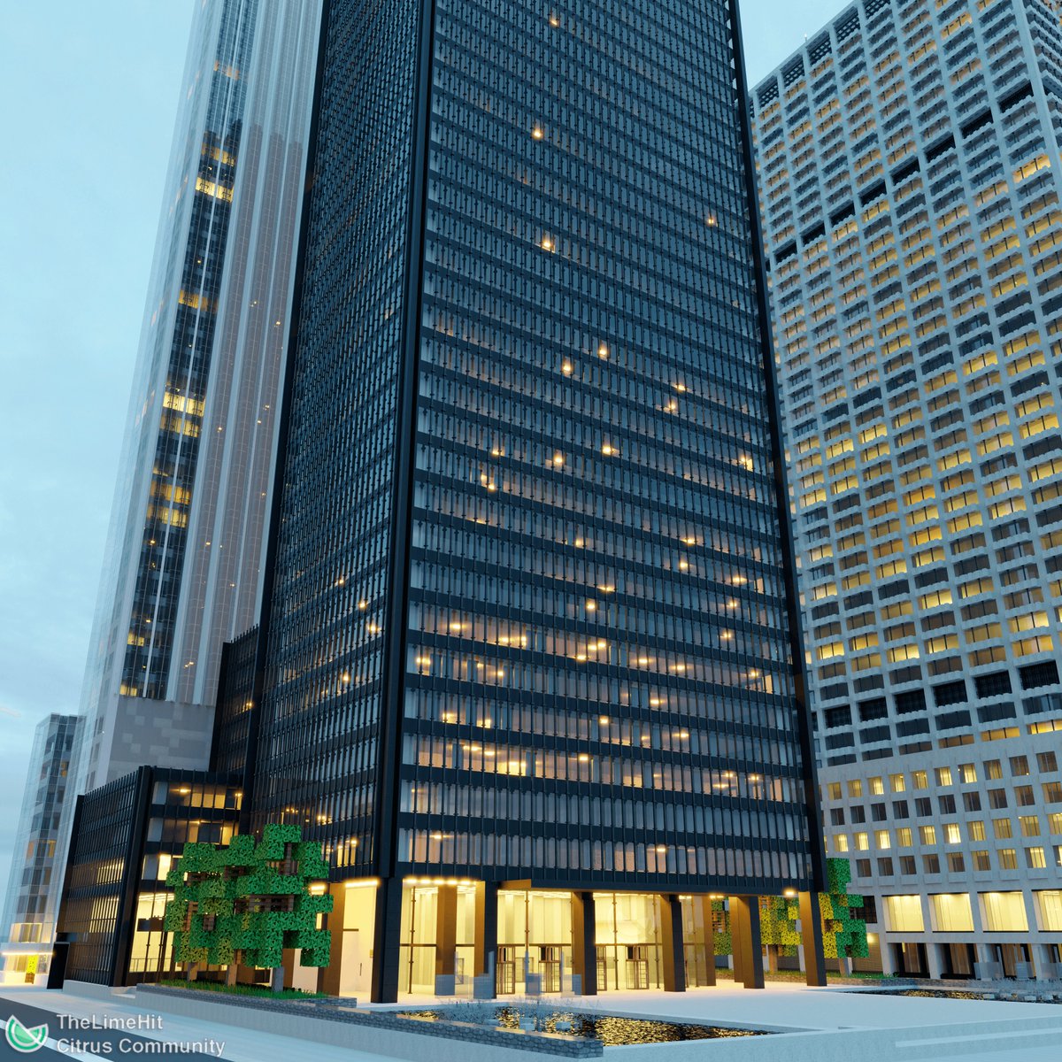TheLimeHit (@thelimehit) on Twitter photo Three completed street blocks in New Limesville City's Midtown East, featuring the Seagram Building, 100 East 53rd St, 345 & 399 Park Ave skyscrapers.
Rendered in Blender (1 Octane, 2 Cycles).
#minecraft #art #architecture #photography #photo #minecraft建築コミュ #NewYork Three completed street blocks in New Limesville City's Midtown East, featuring the Seagram Building, 100 East 53rd St, 345 & 399 Park Ave skyscrapers.
Rendered in Blender (1 Octane, 2 Cycles).
#minecraft #art #architecture #photography #photo #minecraft建築コミュ #NewYork