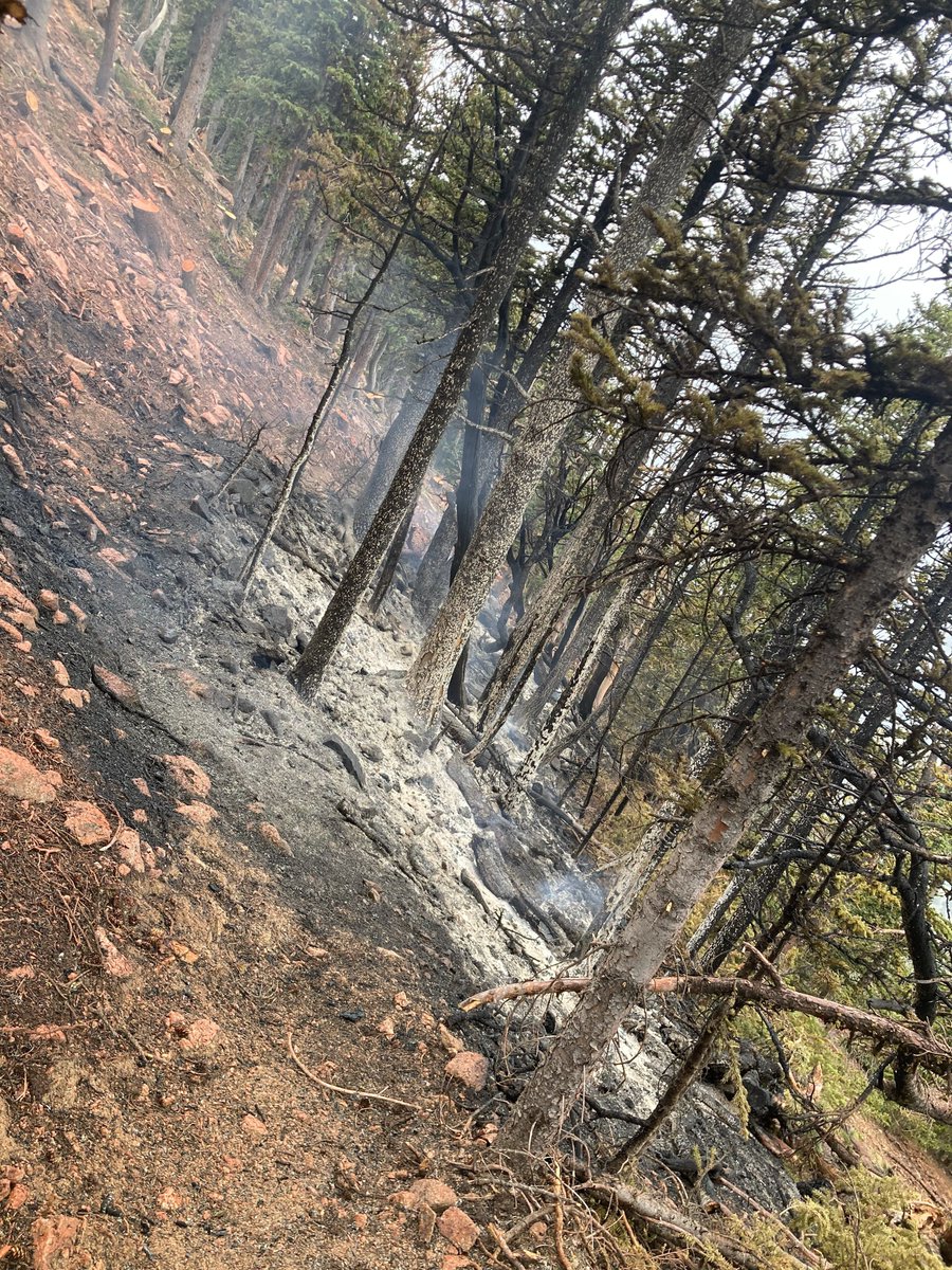 #RobertsonDrawFire Update 7/21/21. 
The evacuation warning for the Rock Creek Drainage area south of Red Lodge has been lifted by Carbon County Sheriff's Office. Residents and visitors should stay updated and aware of the fire situation.