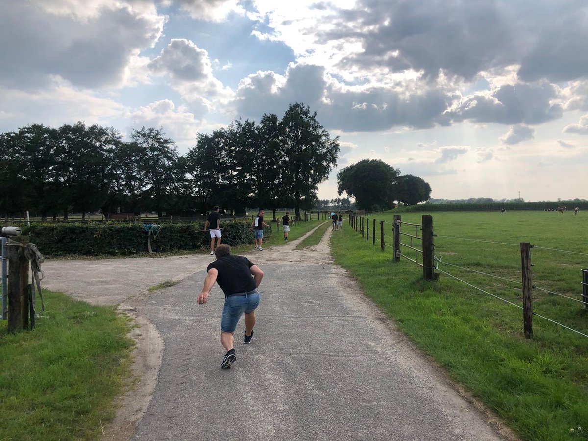PECZwolle's tweet photo. Woensdag werd naast een intensieve training ook aan klootschieten gedaan door de selectie!
#peczwolle #preseason https://t.co/2zfuBgeA3M