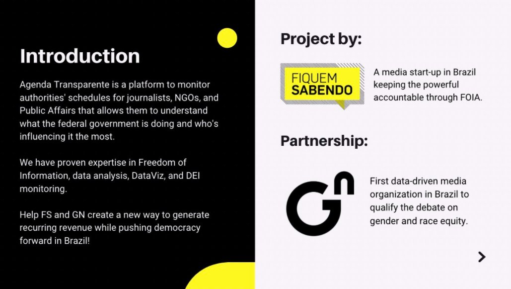 generonumero's tweet photo. A @_fiquemsabendo foi uma das escolhidas pelo @GoogleNewsInit! Nós somos parceiras no projeto Agenda Transparente, que vai fiscalizar e transformar reuniões no coração do poder em Brasília em dados e gráficos maravilhosos, que já são a nossa marca. ✊🏿🌈🗣️ https://t.co/AZ4Wrvrezv