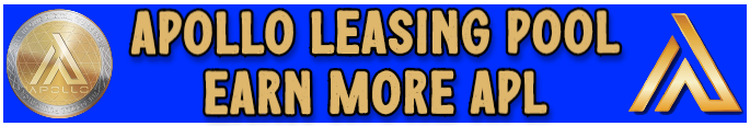 avbestdeals's tweet photo. Learn how to Earn More APL Coins!
https://t.co/tyOvZsPxP9
#ApolloLeasingPool https://t.co/T7jSKRTNn5
