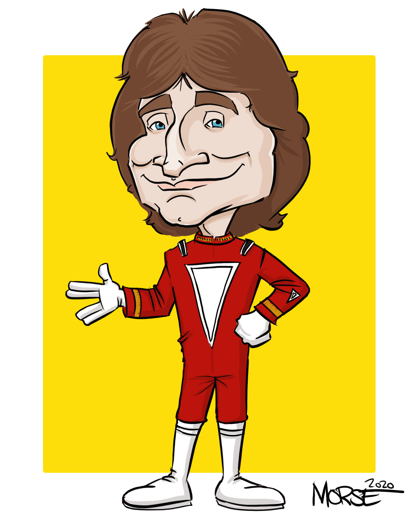 Happy Birthday to the late, great Robin Williams!  Get off your shazbot and message me about getting a caricature! 