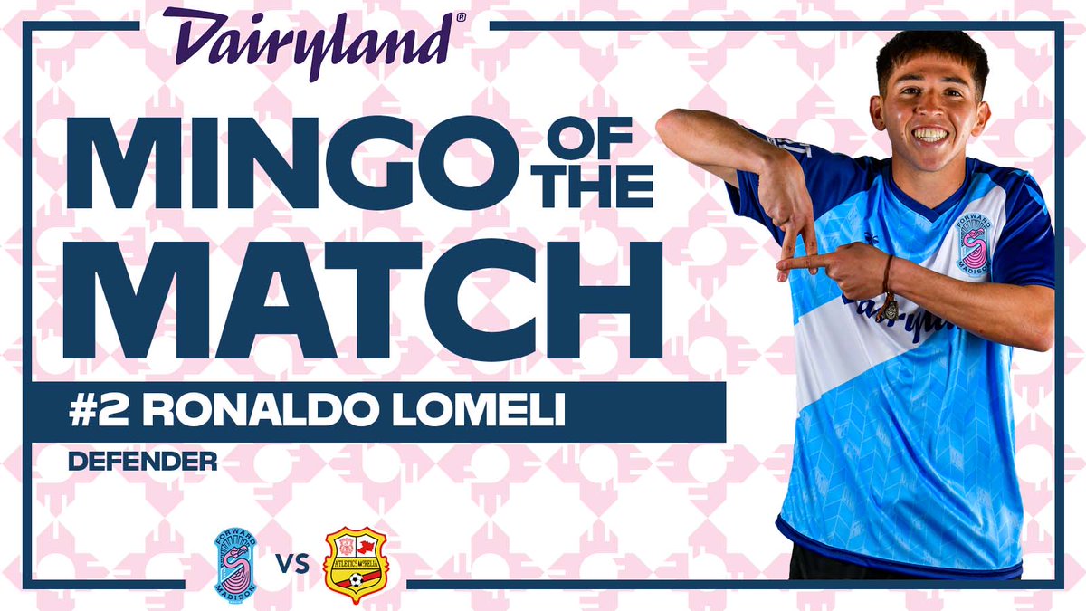 <a href="/Rlomeli98/">Ronaldo Lomeli</a> was all over the pitch last night and is your 'Mingo of the Match! 🦩