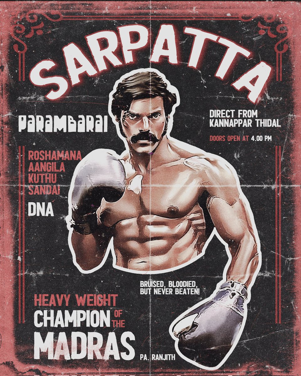 ewweeeen's tweet photo. #Sarpatta #sarpattaparambarai https://t.co/HS4o6HTHNS