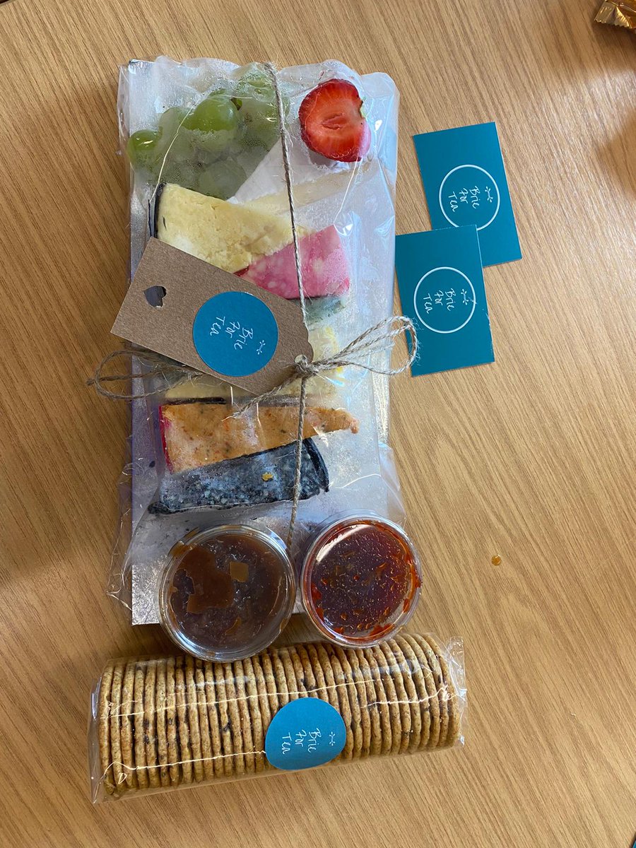Thank you @brie_for_tea for the lovely cheese gift you donated to Hyde district nurses on Monday  🥰it was  lovely and just what was needed to keep us going in this heat 🤩                                                                       #brie_for_tea #nursesrule
