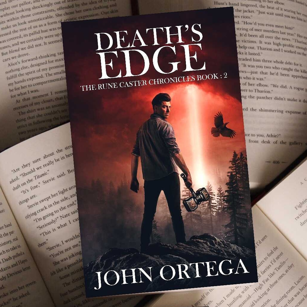 Guys I'm so excited to share with you the cover of Death's Edge. 

Pre-order for Death's Edge is live on Amazon!
amazon.com/gp/aw/d/B099TC…

Submit your pre-order receipt to smashbearpublishing.co.uk to receive a bonus scene from Silera's POV. 

#BookRecommendations #WritingCommunity