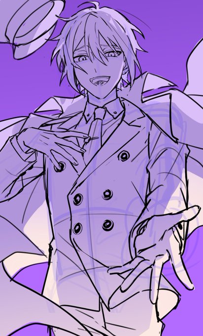 「ジャケット 紫」のTwitter画像/イラスト(古い順)