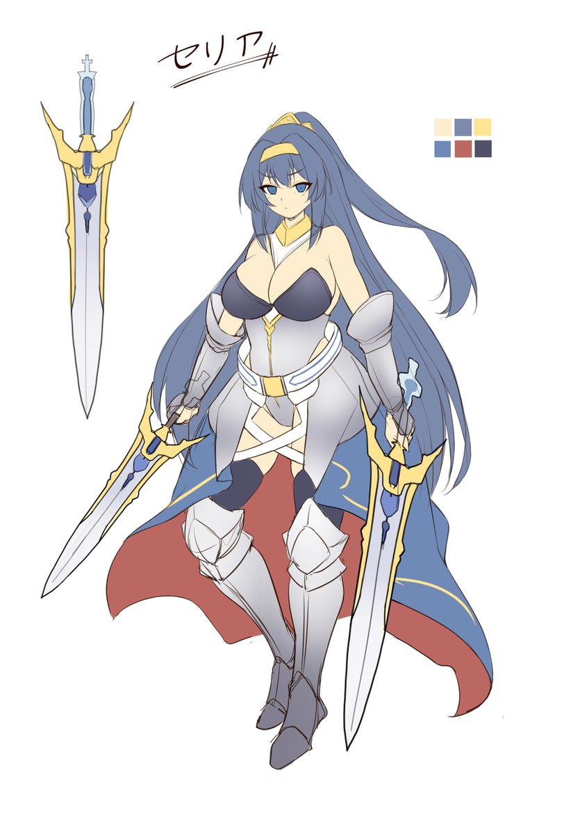 オリキャラ第2回
聖騎士セリアです!
#オリジナルキャラ 