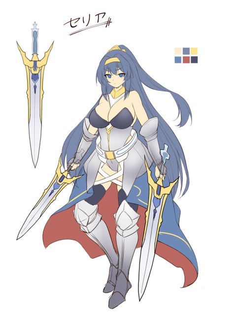 オリキャラ第2回
聖騎士セリアです!
#オリジナルキャラ 