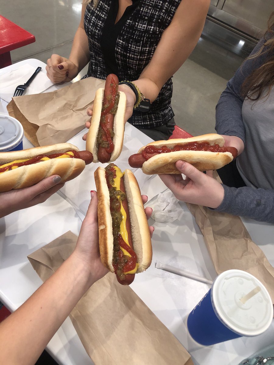 hancockdana's tweet photo. Happy National Hot Dog Day! Thanks to Costco for a yummy lunch today 😀🌭

Here’s a hot dog joke to make you laugh: How did the hot dog ask the ketchup out on a date?

Answer: He mustard up the courage! https://t.co/zokh0exdOF