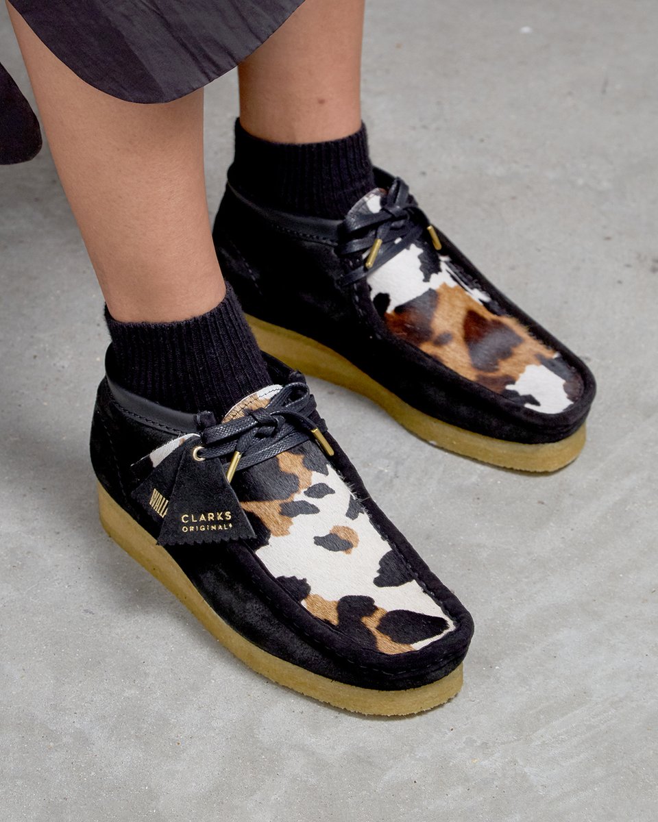 wallabees cow print