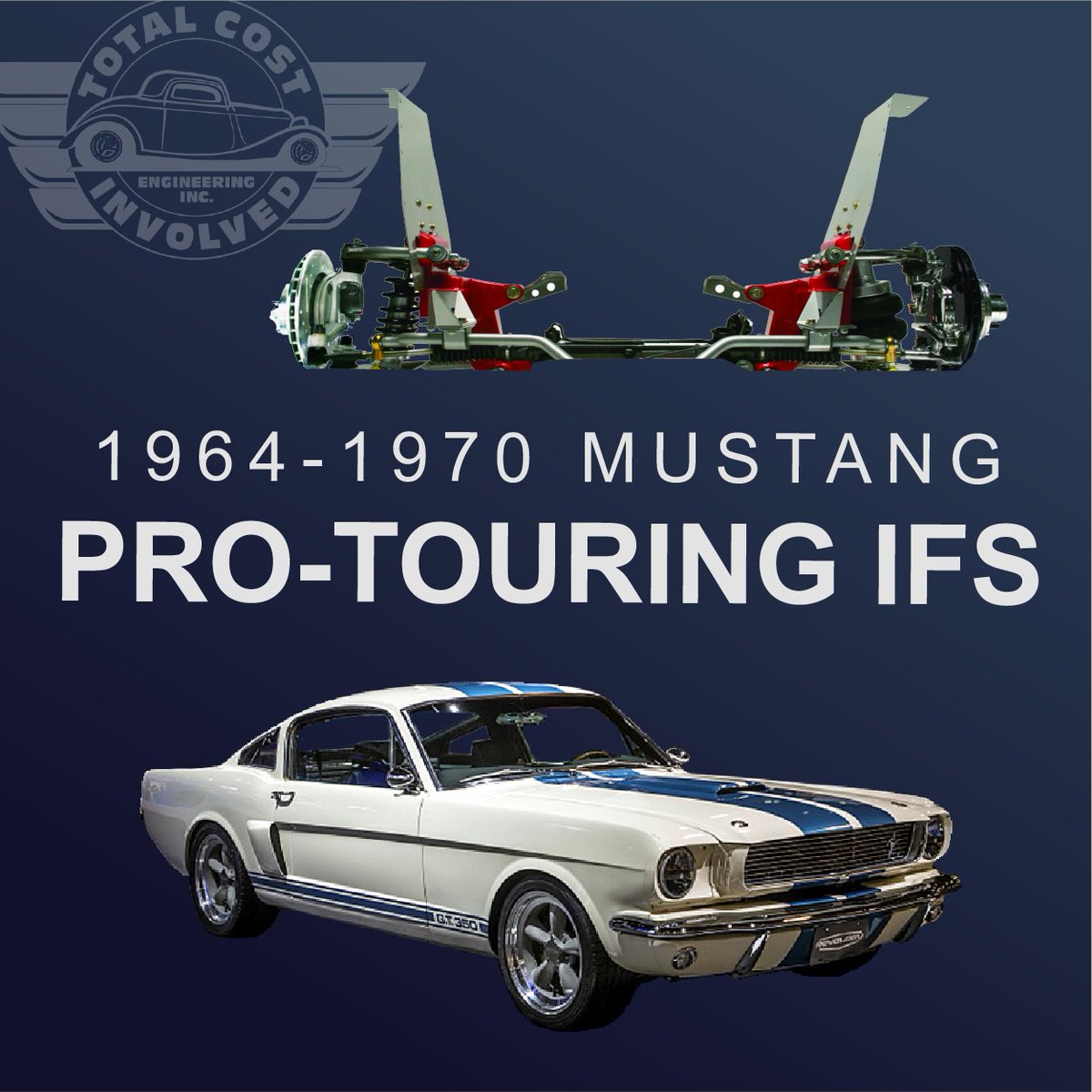 TCI_Engineering's tweet image. Engineered to lower the center of gravity while delivering increased ground clearance—our '64 -'70 #fordmustang Pro Touring IFS is a well-known customer favorite for those who crave late model performance and drivability. loom.ly/s_i84Rw
.
.
.
#tci #ford #musclecar