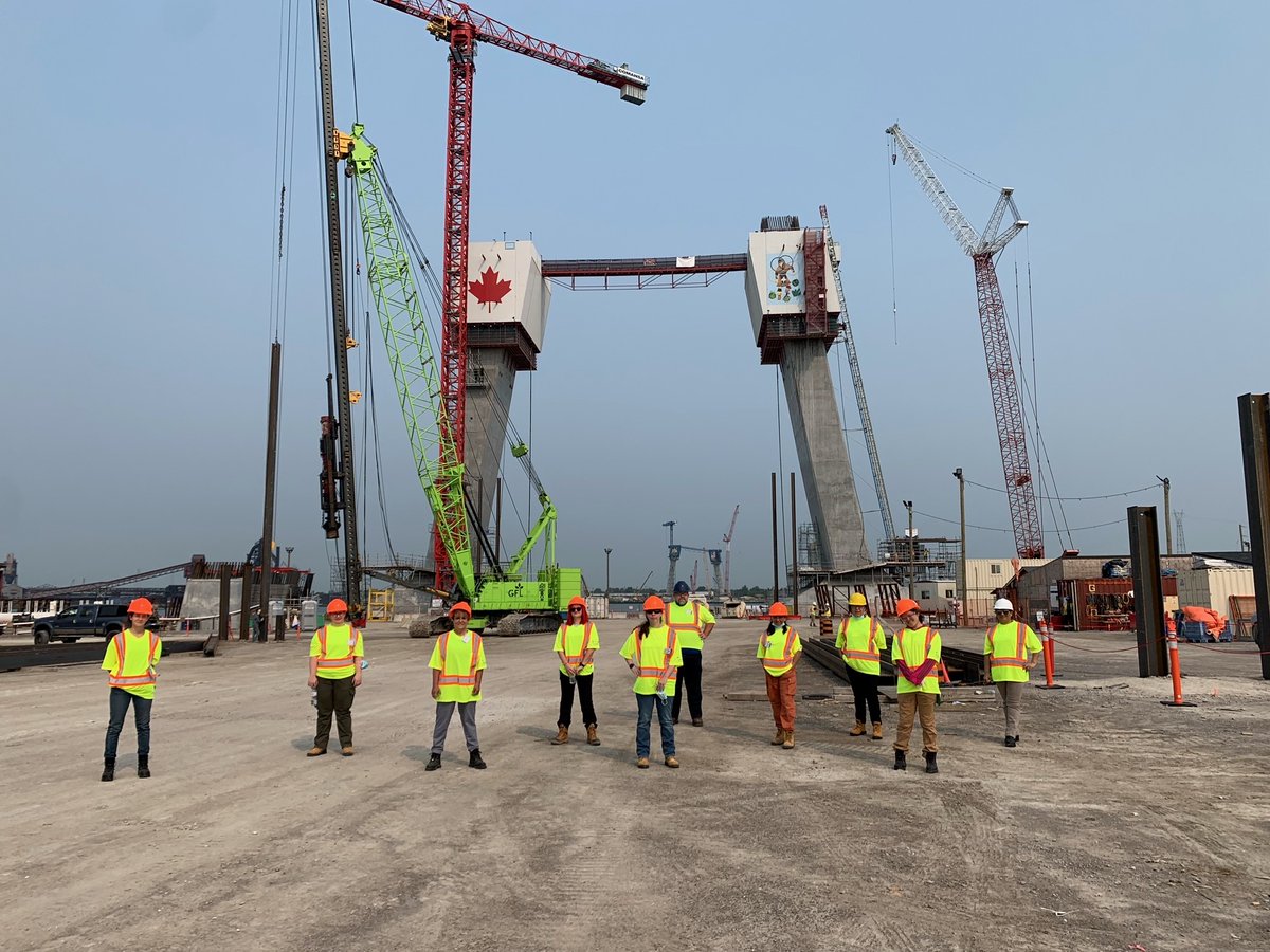 WESTofWindsor's tweet photo. Thank you #BridgingNorthAmerica for offering a site tour to our participants in the Construction program @WESTofWindsor. It was a great opportunity for firsthand view of a large scale construction project in progress. #WomenInConstrution #WhyNotHer #YQG.
https://t.co/3Of2BNuGRI https://t.co/CDSip9TtAQ