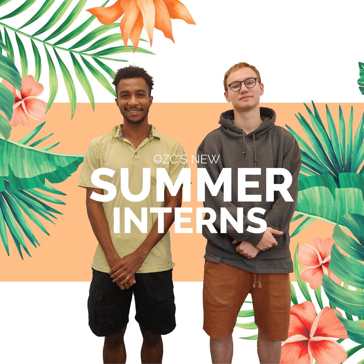 ozcollaborative's tweet image. OZC would like to introduce you to our new summer interns, Makonnen and Georgy! 

Makonnen (left) is a Philly native who has known Rich and his family for over two decades. Georgy (right) joins us from Moscow and enjoys travel and partaking in the local culture wherever he goes.