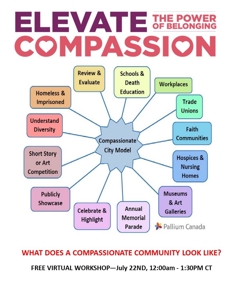 NicBluCares's tweet photo. Explore examples of current Compassionate Communities and Cities with leaders of the North American Movement - tomorrow! Free. 12:00 - 1:30 CT. Zoom link @ https://t.co/4Zc3yoUPXV https://t.co/xbtVT4IMmF