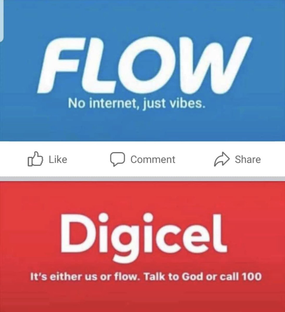 feddahrebel's tweet image. Right now ⁦@FLOWJamaica⁩ just chip out in the middle of work from home; if only ⁦@DIGICELJamaica⁩ network was stable I could survive via hotspot!
#CovidWork #SlowFlow #DigiSellout