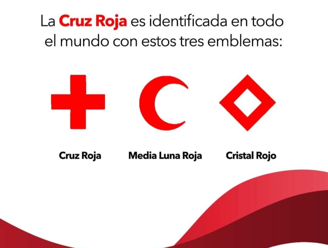 #SabíasQue estos emblemas son reconocidos en todo el mundo, su uso está consagrado por el Derecho Internacional Humanitario y su uso es protector e indicativo.