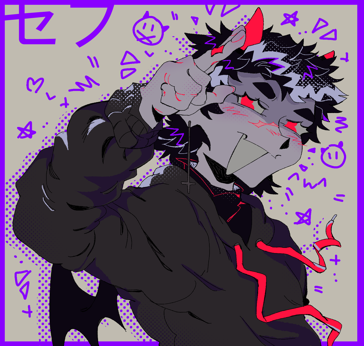 flatcolour bust comm for heavenzbud on IG!!
commissons are still open :] 