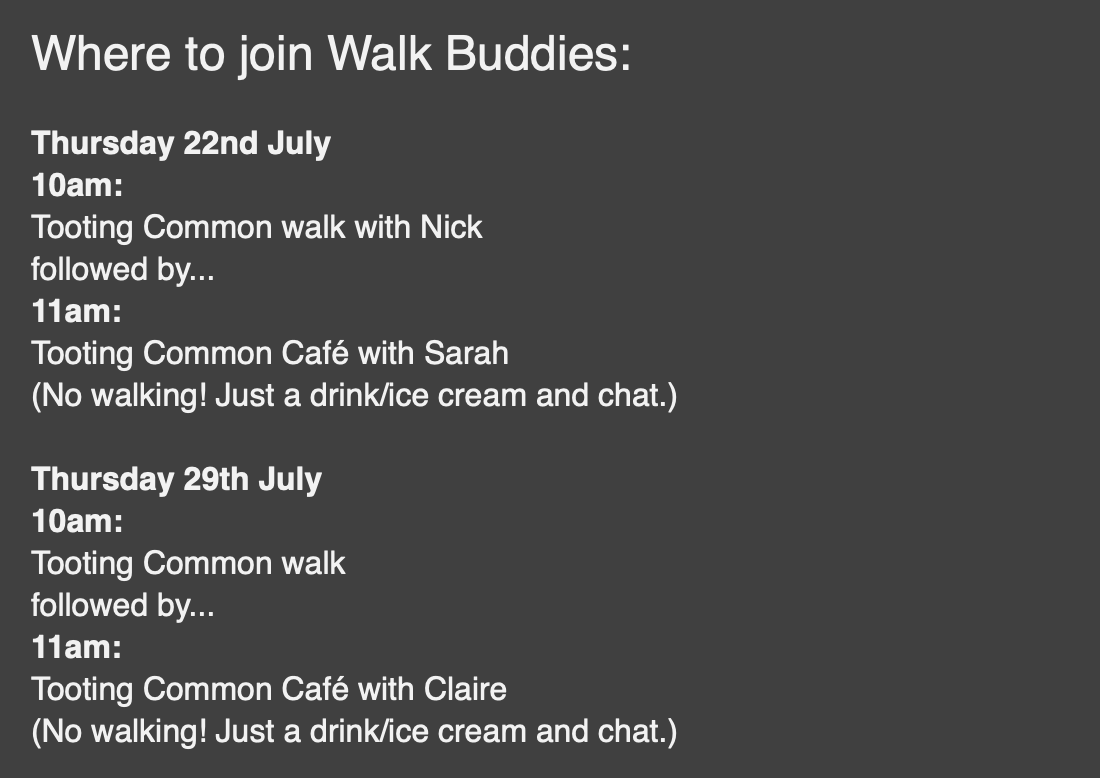 wisercollective's tweet photo. Get our with Walk Buddies tomorrow morning 🌞 - https://t.co/EzArL6DSBT https://t.co/WFrqwEux0K