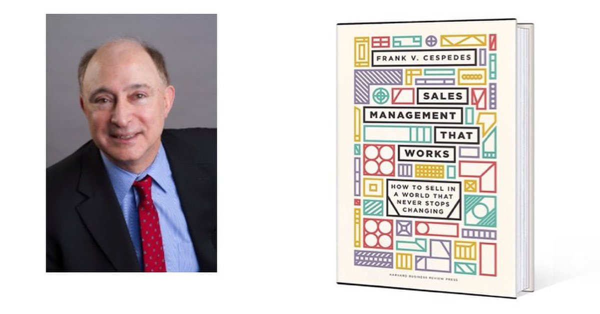 spark_partners's tweet photo. We are excited to announce a special Business Trendsetter podcast with Dr. Frank Cespedes of Harvard University. This podcast will be held on Tuesday July 27, 2021 at 8AM PDT (11AM EDT). 

In this podcast, he will be discussing the intersection of sales and innovation. #trends https://t.co/ZE6zms5TVr